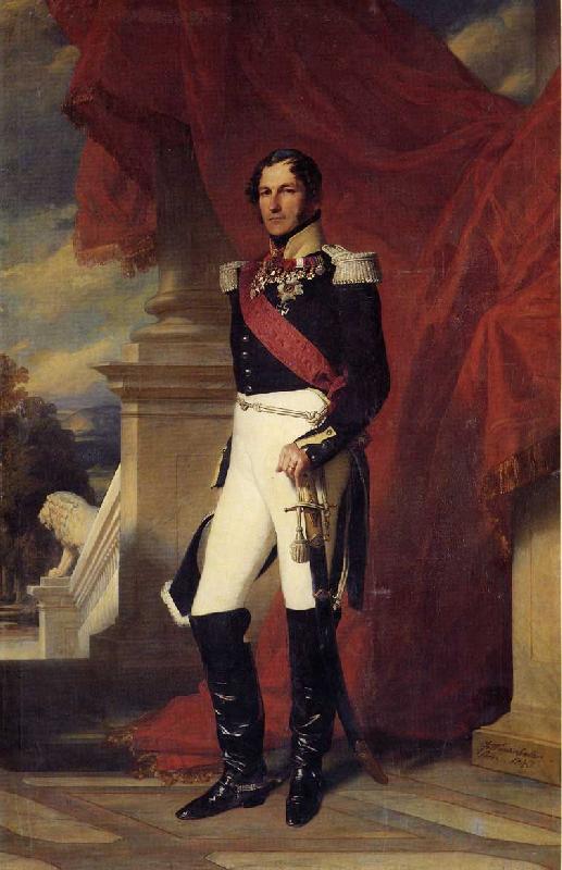 Franz Xaver Winterhalter Leopold I, King of the Belgians oil painting image
